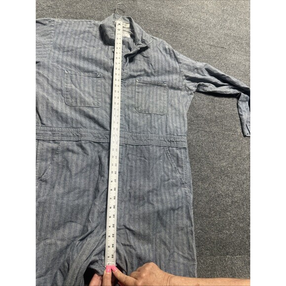 COVERALLS SIZE 46 RG Fisher Strip Red Kap USA 100% Cotton - Picture 9 of 11